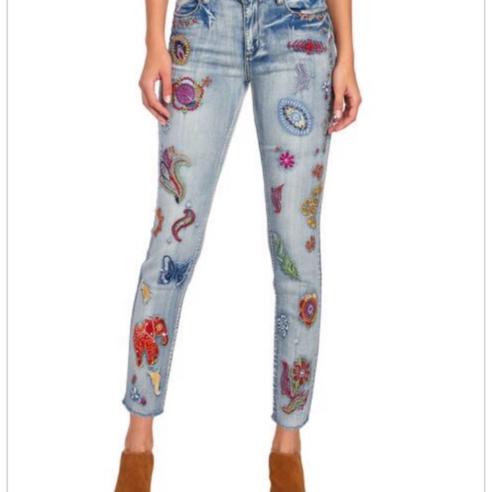 Patchwork jeans
